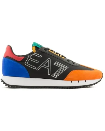 Pantofi sport  EA7 Black & White Vintage 31249, Multicolor