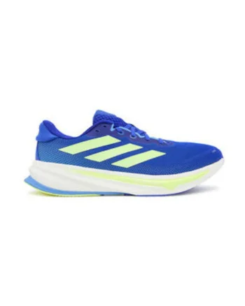 Pantofi textili de alergare cu print logofwqfwq, Albastru