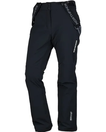 Pantaloni cu finisaj impermeabil si rezistenti la vant, pentru schi Cassandra, Bleumarin inchis
