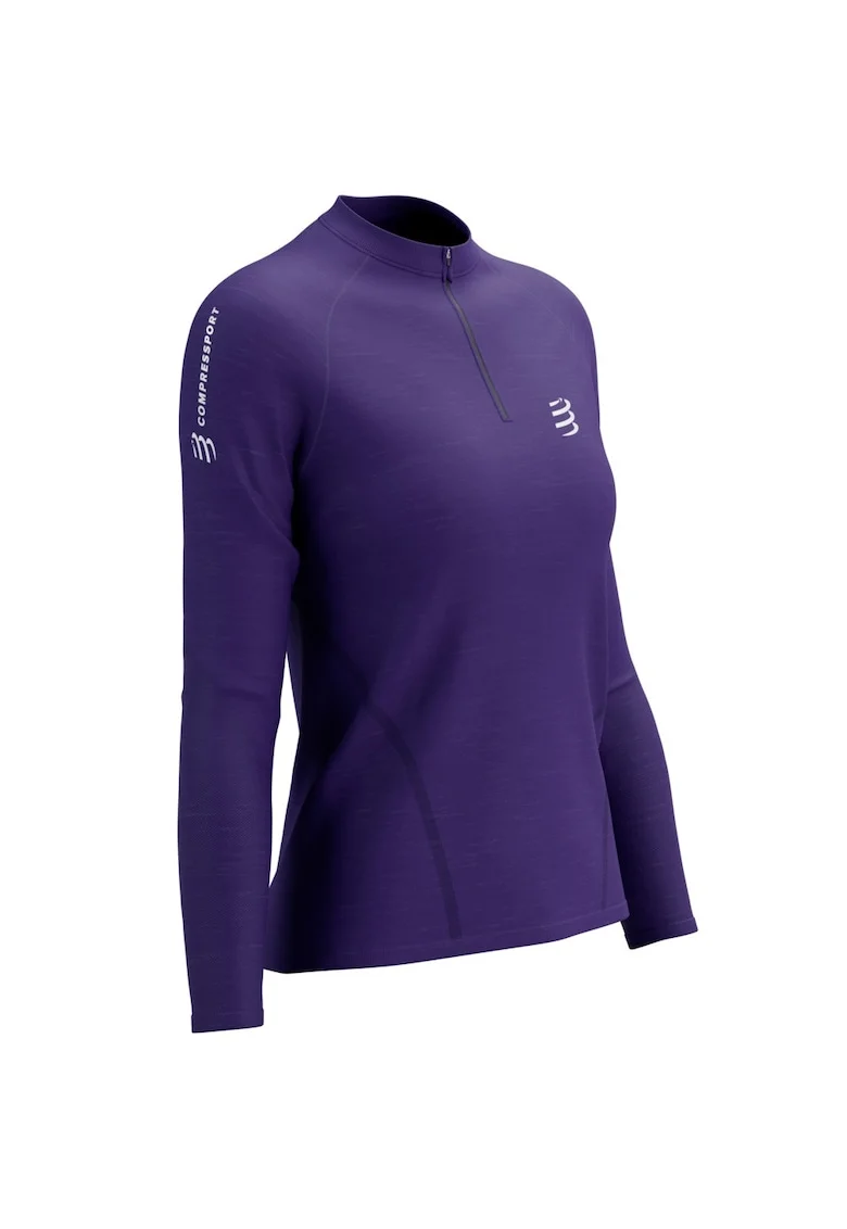 Bluza alergare dama  Trail HZ FW 2024, Mov