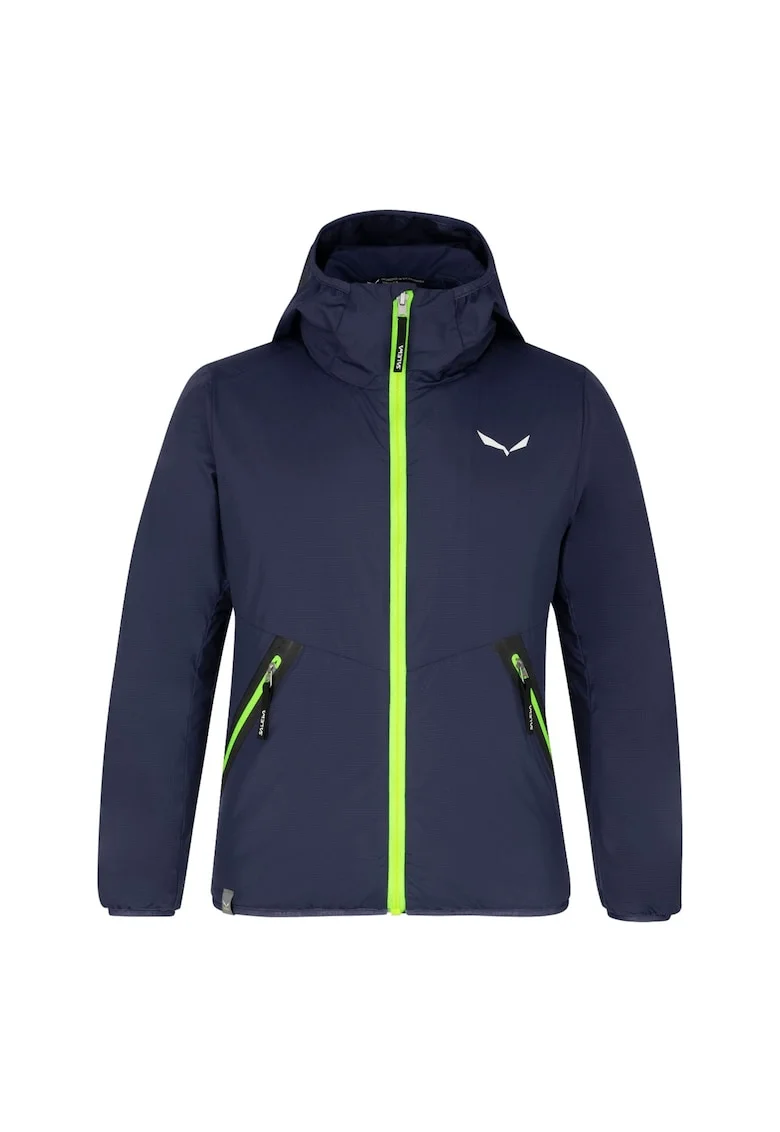 Jacheta trekking copii  Reversible-Bleumarin/Lime-116