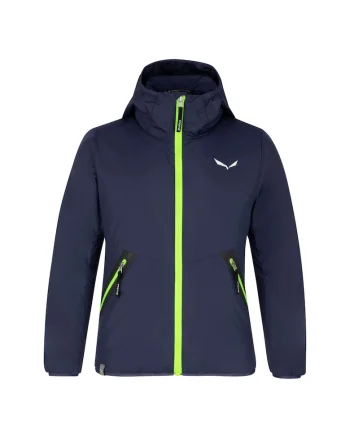 Jacheta trekking copii  Reversible-Bleumarin/Lime-116