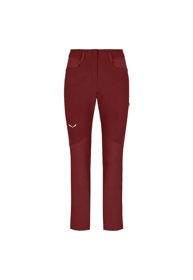 Pantaloni trekking dama  Agner Durastretch, Visiniu