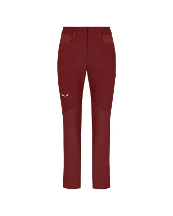 Pantaloni trekking dama  Agner Durastretch, Visiniu