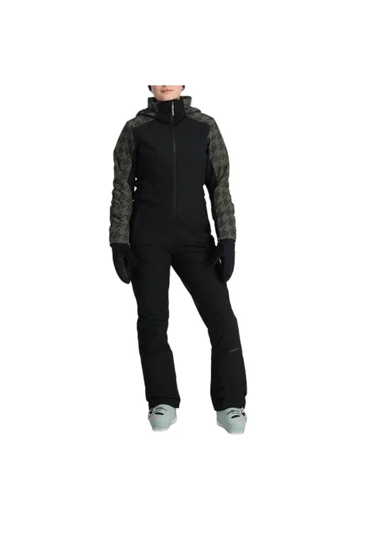 Salopeta Schi dama  Power Suit 2024, Negru/Kaki