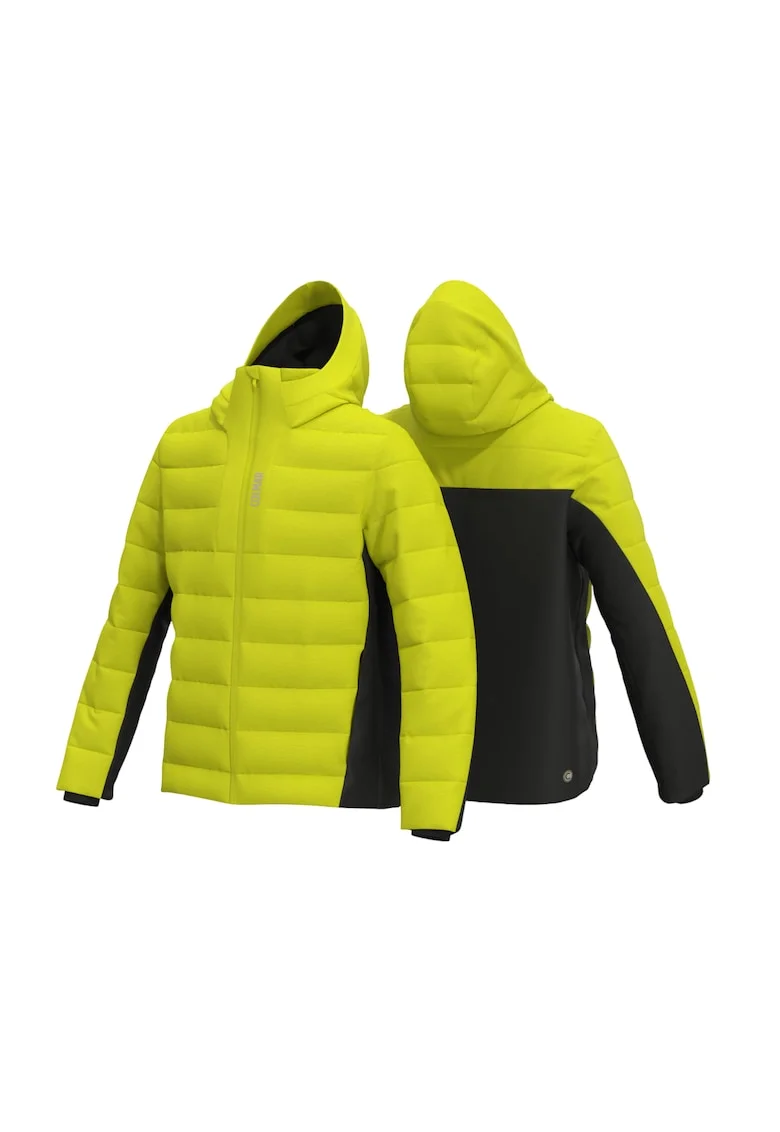 Jacheta schi barbati  1318, Negru/Verde lime