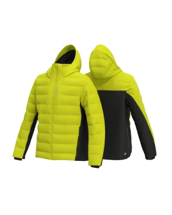 Jacheta schi barbati  1318, Negru/Verde lime