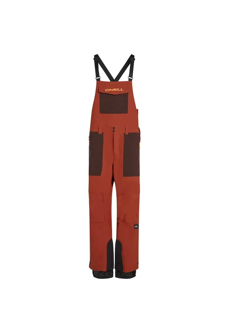 Pantaloni schi barbati  FWC'Peak Bib, Rosu