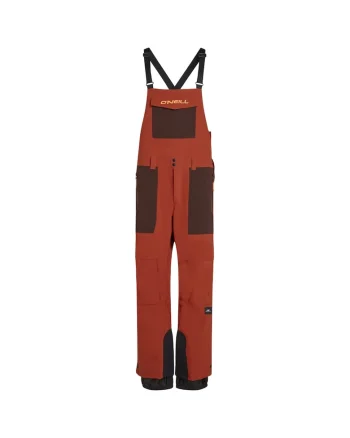 Pantaloni schi barbati  FWC'Peak Bib, Rosu