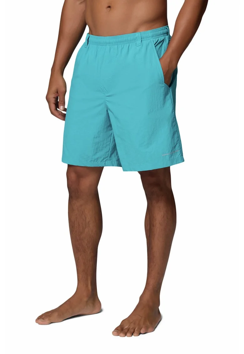 Pantaloni scurti de baie impermeabili cu snur de ajustare in talie Backcast™, Albastru deschis