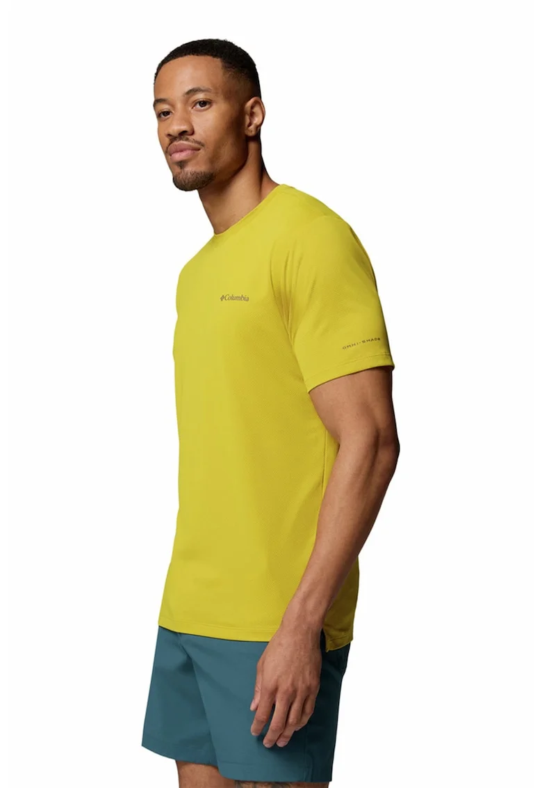 Tricou pentru trekking Tech Trail Utility, Galben sofran