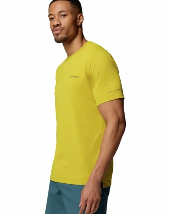 Tricou pentru trekking Tech Trail Utility, Galben sofran