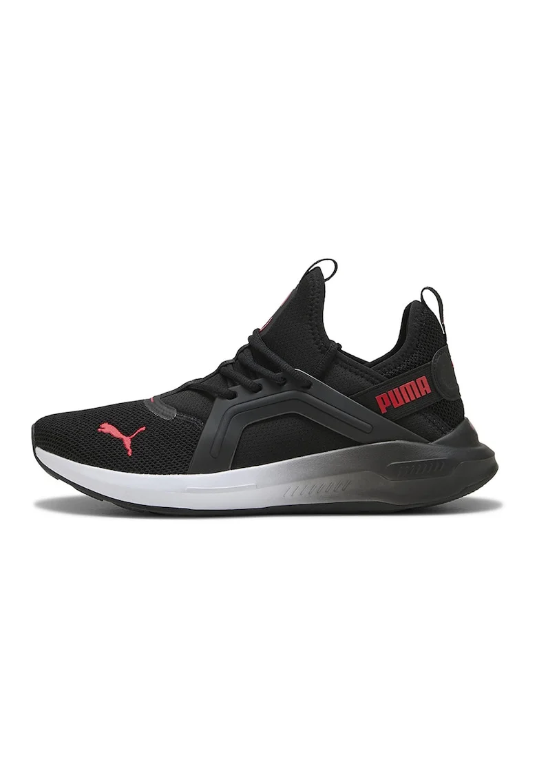 Pantofi Softride Enzo 5 cu brant cu amortizare pentru alergare, Negru/Rosu vermillion