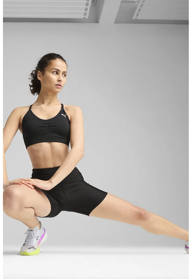 Colanti scurti cu buzunare pentru alergare Velocity, Negru