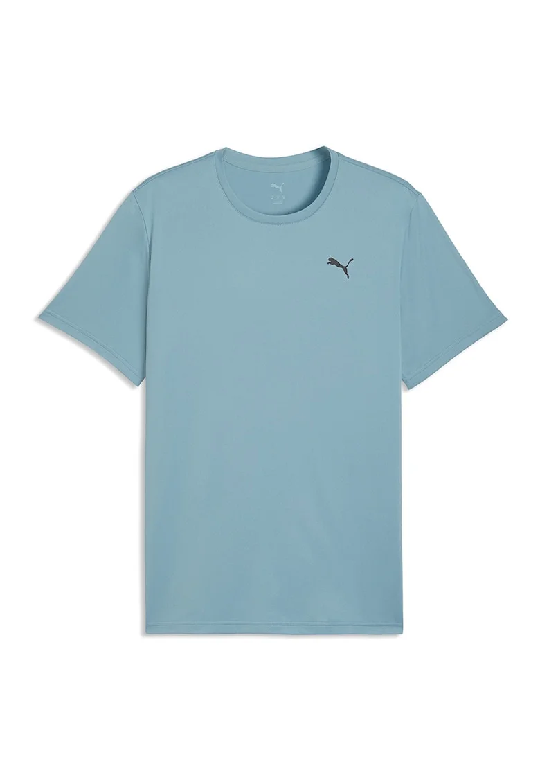 Tricou cu detaliu logo pentru fitness Essentials, Albastru deschis