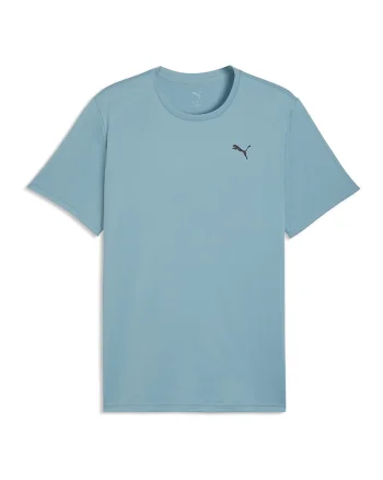 Tricou cu detaliu logo pentru fitness Essentials, Albastru deschis