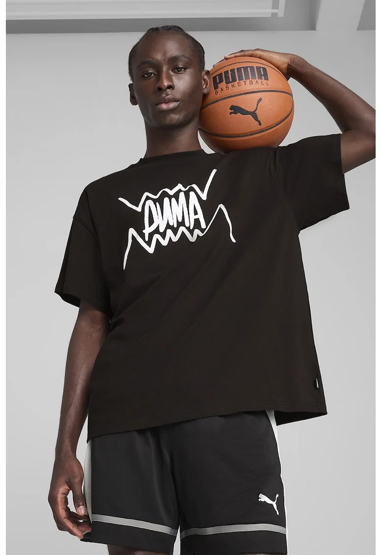 Tricou lejer pentru baschet Jaws Core Tee, Negru