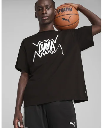 Tricou lejer pentru baschet Jaws Core Tee, Negru