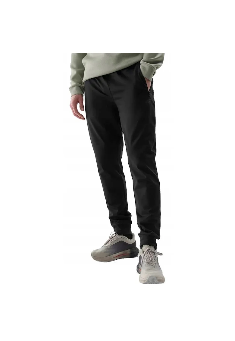 Pantaloni de trening cu buzunare cu fermoar