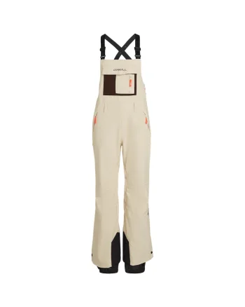 Pantaloni schi dama  FWC'Peak Bib, Crem