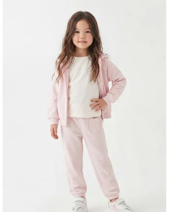 Pantaloni de trening regular fit, Roz pastel