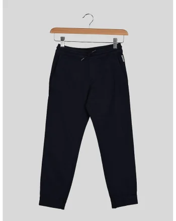 Pantaloni sport cu snur Mori, Bleumarin