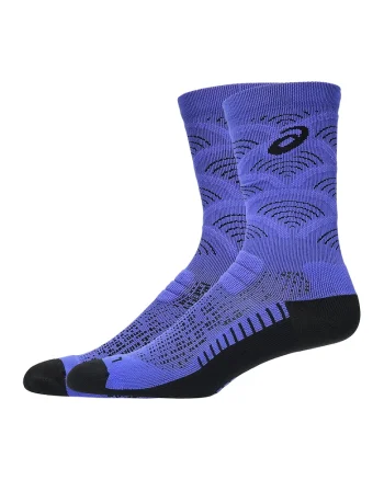 Sosete cu model, pentru alergare, Negru/Albastru indigo