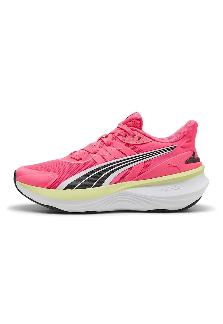Pantofi Pulse Pro pentru alergare, Alb/Negru/Fucsia