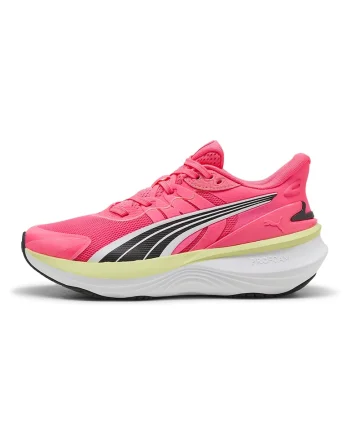 Pantofi Pulse Pro pentru alergare, Alb/Negru/Fucsia
