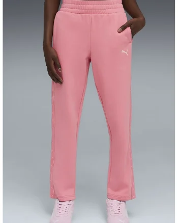 Pantaloni de trening cu buzunare laterale, Roz pastel,