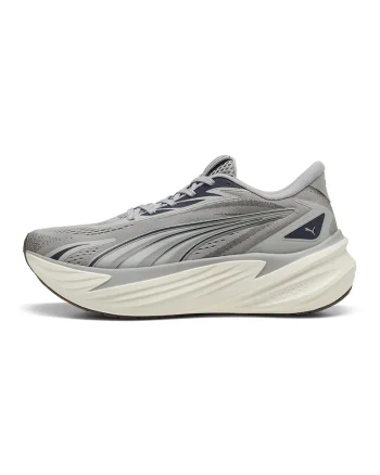 Pantofi wedge Maxima Pro cu garnituri sintetice pentru alergare, Gri/Albastru ultramarin