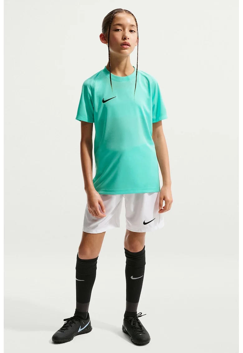 Tricou cu tehnologie Dri Fit si maneci raglan pentru fotbal Park VIII, Verde deschis