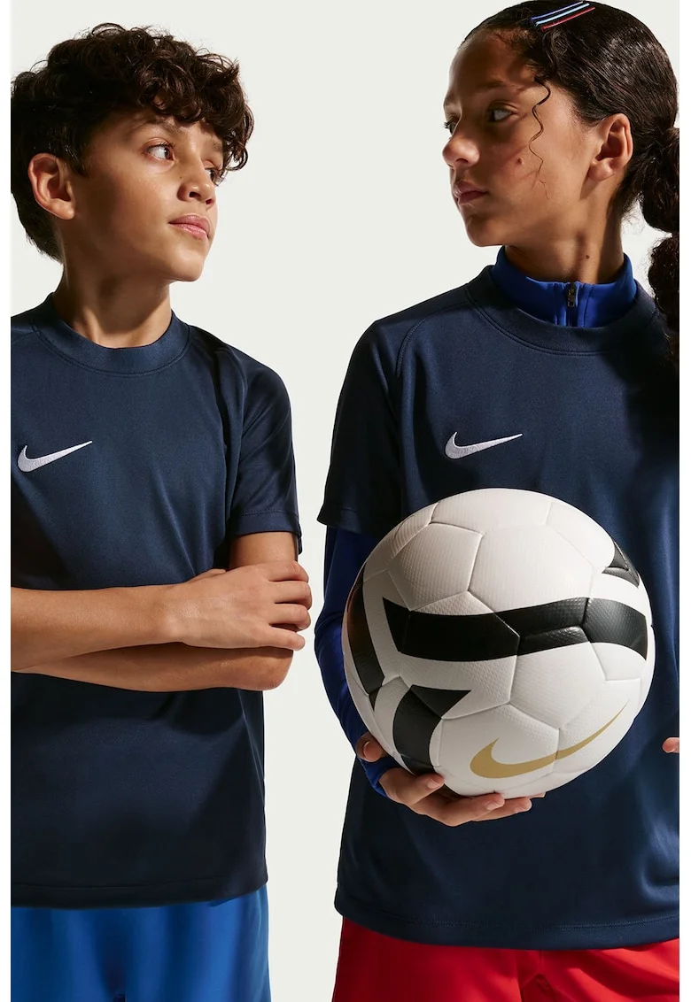 Tricou cu tehnologie Dri Fit si maneci raglan pentru fotbal Park VIII, Bleumarin
