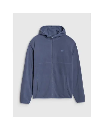 Hanorac Fleece Barbati  Sportiv, Albastru marin, Poliester