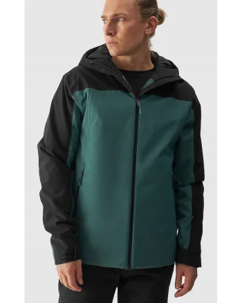 Jacheta de ski  pentru barbati, verde, Verde/Negru