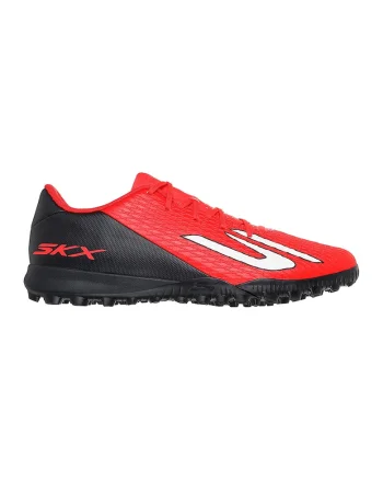 Pantofi low-cut Skx 2 Club pentru fotbal, Alb/Negru/Rosu vermillion