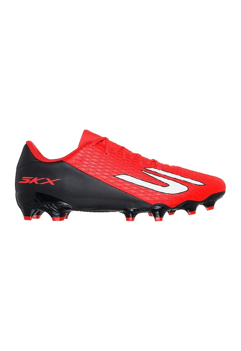 Sneakers, Pantofi Skx 2 Club cu crampoane pentru fotbal, Alb/Negru/Rosu vermillion