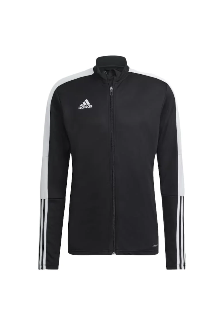 Jacheta regular fit pentru fitness Tiro, Alb/Negru