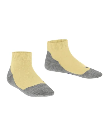 Sosete scurte cu uscare rapida Active Sunny Days, Gri/Galben