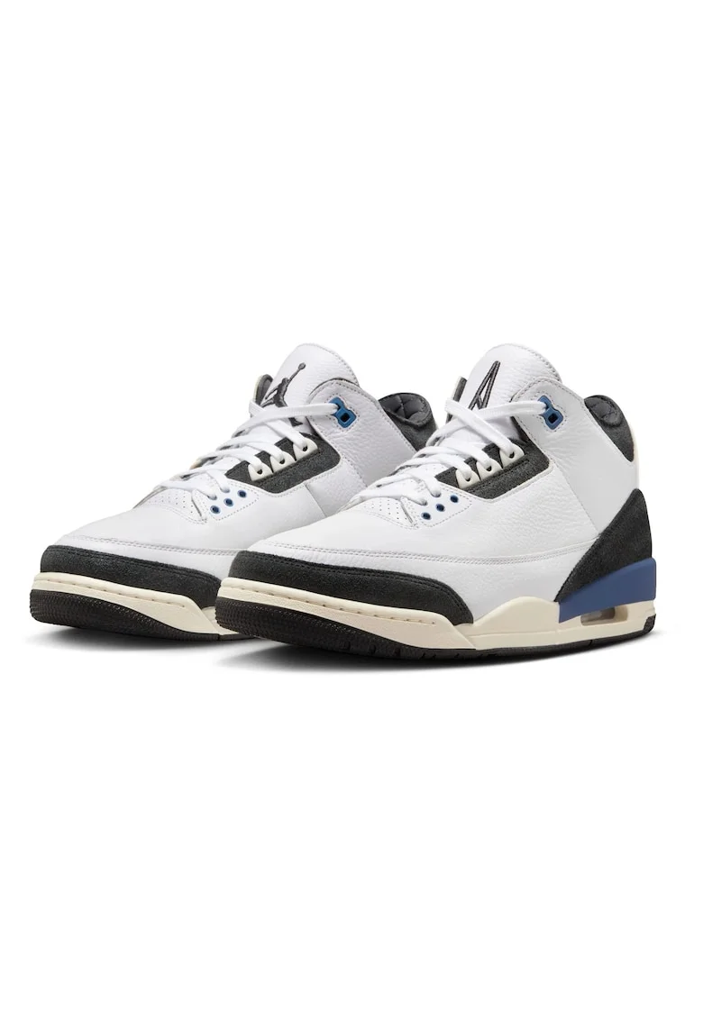 Air Jordan 3 Retro OG SP A Ma Maniere Diffused Blue, Alb crem