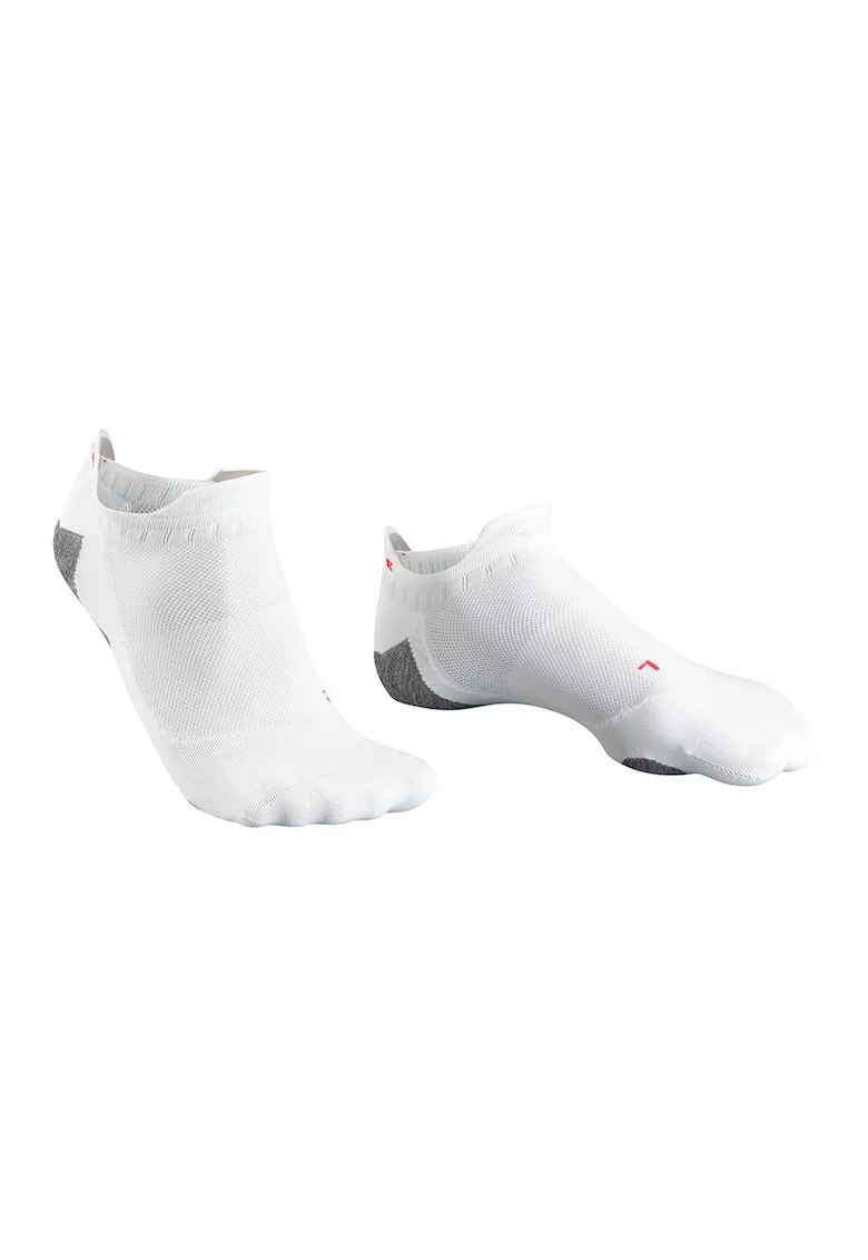 Sosete pentru alergare ultra-usoare, cu amortizare redusa RU5 Race Invisible, Alb/Gri