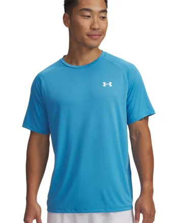 Tricou lejer pentru antrenament Tech™ 2.0, Alb/Albastru deschis