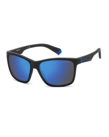 Ochelari de soare cu lentile polarizategggg, Negru/Albastru