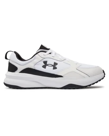 Pantofi Charged Edge din piele cu insertii din plasa pentru antrenament, Alb