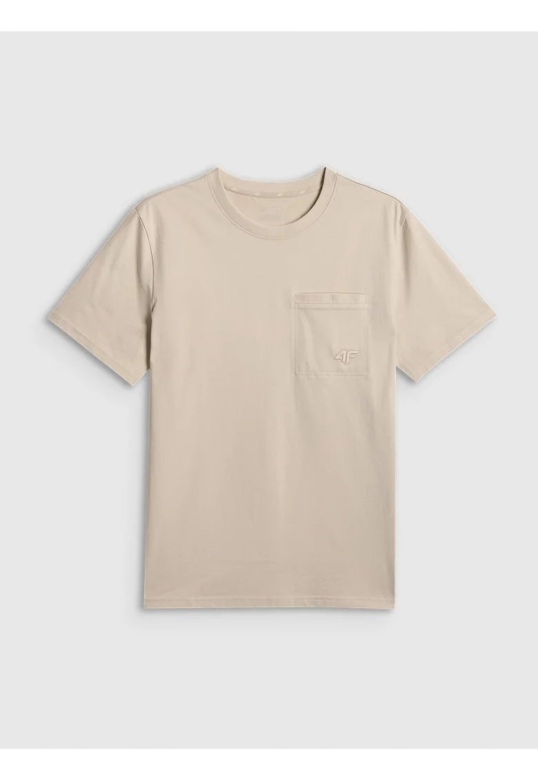 Tricou barbati  bumbac superior, bej
