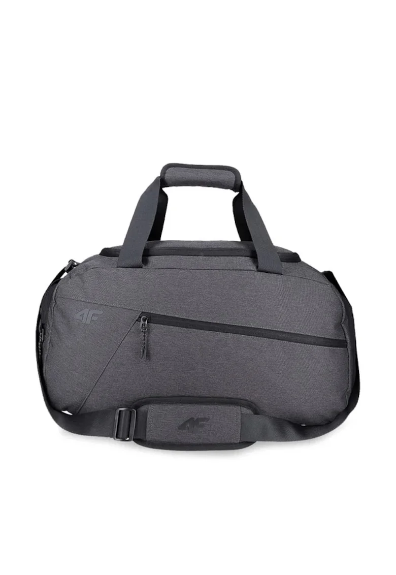 Geanta sport,  Poliester, Compartimentat, 25L, Negru, 47x24x25 cm