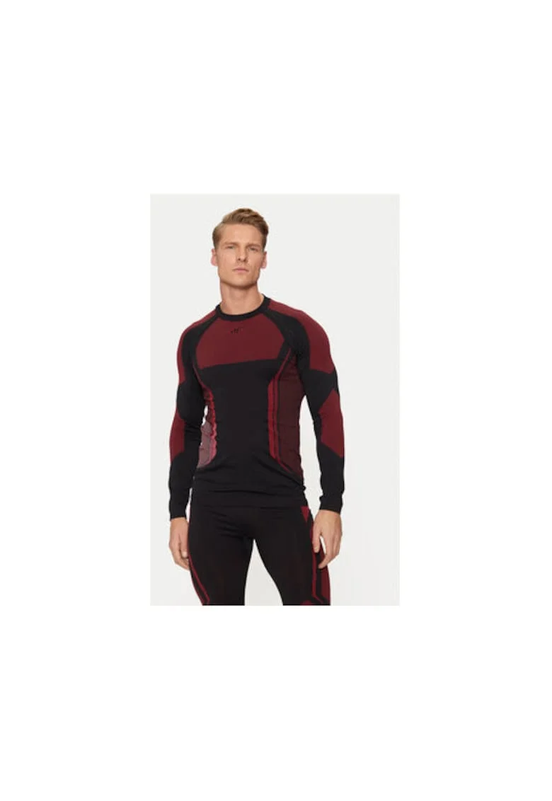 Bluza termica barbati,  303945862, Poliamida/Poliester, Negru, Negru