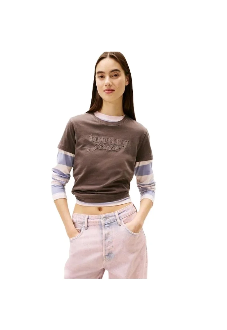 Tricou  TJW REG GMD SCRIPT TEE-DW0DW22481-GW1