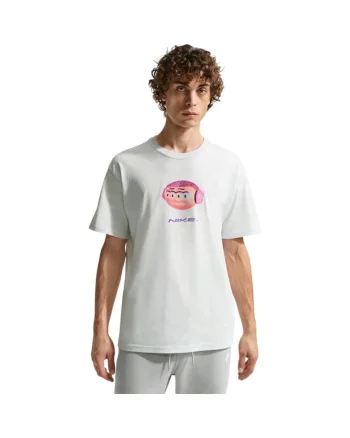 Tricou  Lifestyle Dn Flock 56606, Alb