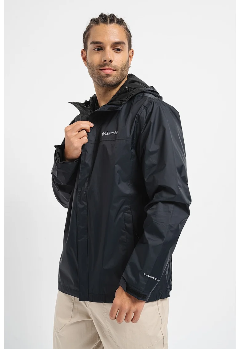Jacheta impermeabila pentru drumetii Watertight™ II, Negru/Gri deschis